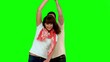Video: Cute couple dancing on green screen Cute couple dancing on green screen