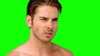 Angry man looking at the camera