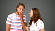 Woman telling her friend a massive secret