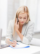 businesswoman with phone