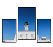 Phare pour impression tableau 3 parties
