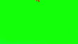 Red medication falling