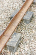 out of action track on Laigh Milton Viaduct, East Ayrshire, Scot