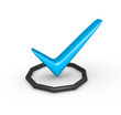 Illustration: Check mark inside circle Check mark inside circle
