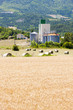 Photo: field with straw bales, Drome Department, Rhone-Alpes, France field with straw bales, Drome Department, Rhone-Alpes, France