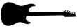 e-gitarre silhouette