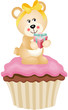 Teddy Bear Cupcake