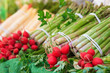 vegetables at the market