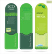 Modern design Eco labels