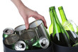 Tins and bottles