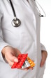 Doctor with drugs