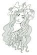 Vector: Beautiful girl Beautiful girl