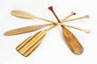 wooden canoe paddles