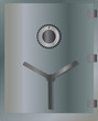 Bank Geld Tresor Vector Grafik