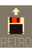 Vector Minimal Design - Retro Floppy