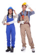 Foto: Confident construction workers Confident construction workers