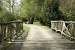 Wooden Bridge In The Park Wooden Bridge In The Park