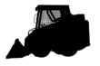 skid loader silhouette