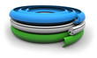 Extruded rubber profile (sealing)
