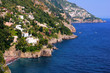 Beautiful Mediterranean coastline near Positano, Italy