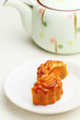 Mooncake with teapot