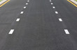 Traffic symbol on surface road
