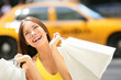Photo: Shopper woman shopping in New York City Shopper woman shopping in New York City