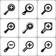 magnifier search icons