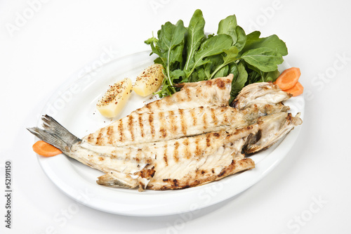 Photo: grilled sea bass grilled sea bass