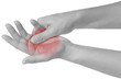 Acute pain in a woman Pain.