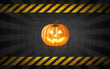 Sfondo di Halloween con zucca 3D