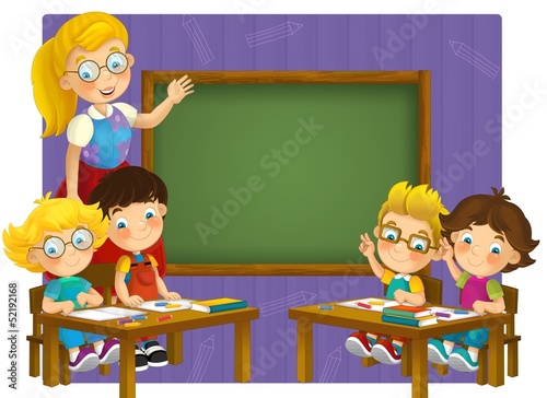Illustration: The page with exercises for kids - coloring book The page with exercises for kids - coloring book