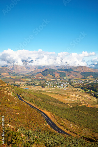 Photo: Franschhoek landscape Franschhoek landscape