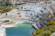 Delabole slate quarry North Cornwall England UK