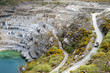Delabole slate quarry North Cornwall England UK
