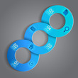 Abstract 3D Paper Infographics