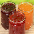 Drei Sorten Marmelade
