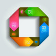 Abstract 3D Paper Infographics