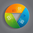 Vektor: Abstract 3D Paper Infographics Abstract 3D Paper Infographics