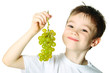 Photo: Boy with grapes Boy with grapes