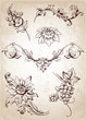 Vektor: Vintage design elements Vintage design elements