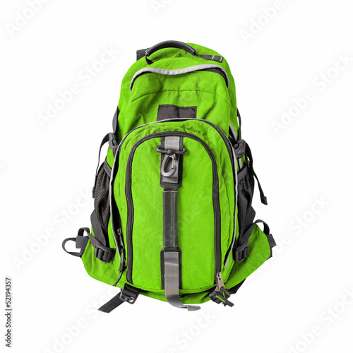 Photo: Backpack isolated w/ path Backpack isolated w/ path