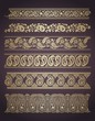 Vector: paisley floral designs , wedding card, royal India paisley floral designs , wedding card, royal India