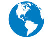 Blauer Planet - Erde - Amerika-Nord-Südamerika