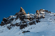 Porta Vescovo Peak on the Ski Resort of Arabba, Dolomites Alps,