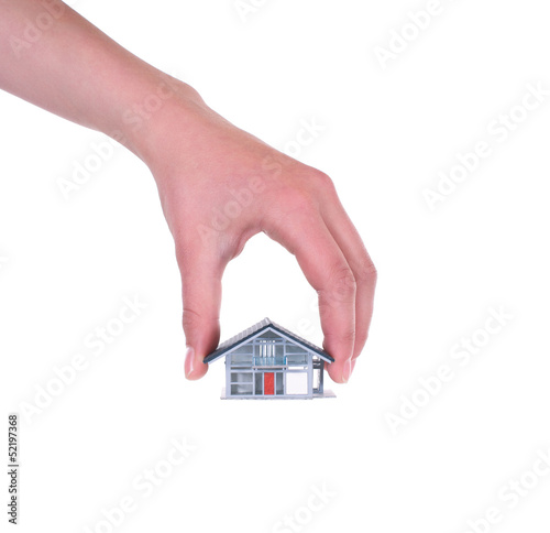 Photo: Hand mit Haus Hand mit Haus