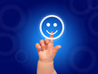 Smile button.