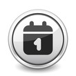 Vector: button gray calendar button gray calendar