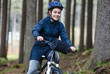 Healthy lifestyle - teenage girl biking