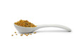 Bee pollen on a spoon